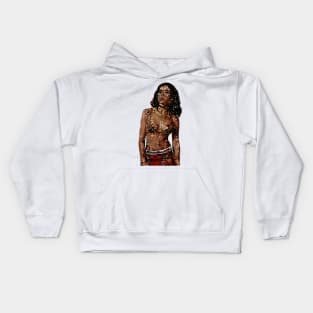 Abstract Jhene Aiko Kids Hoodie